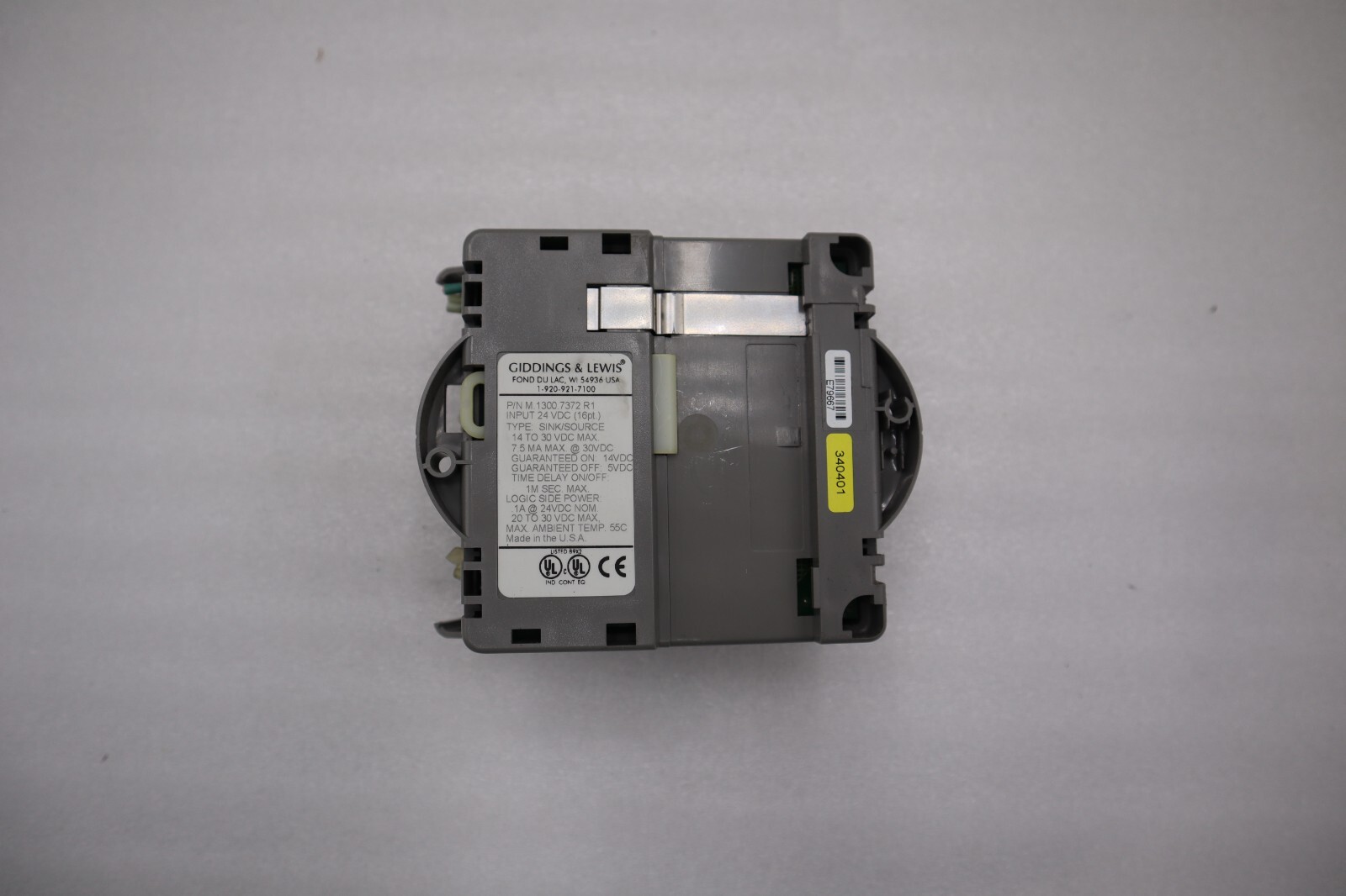 Used Giddings & Lewis M.1300.7372 R1 Input Module 24VDC SINK/SOURCE STOCK 5165A