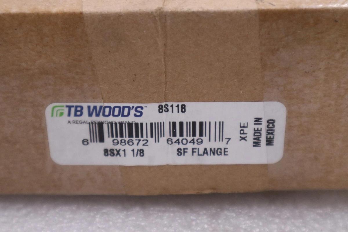 Used TB WOODS 8SX1 1/8 FLANGE STOCK #3457B