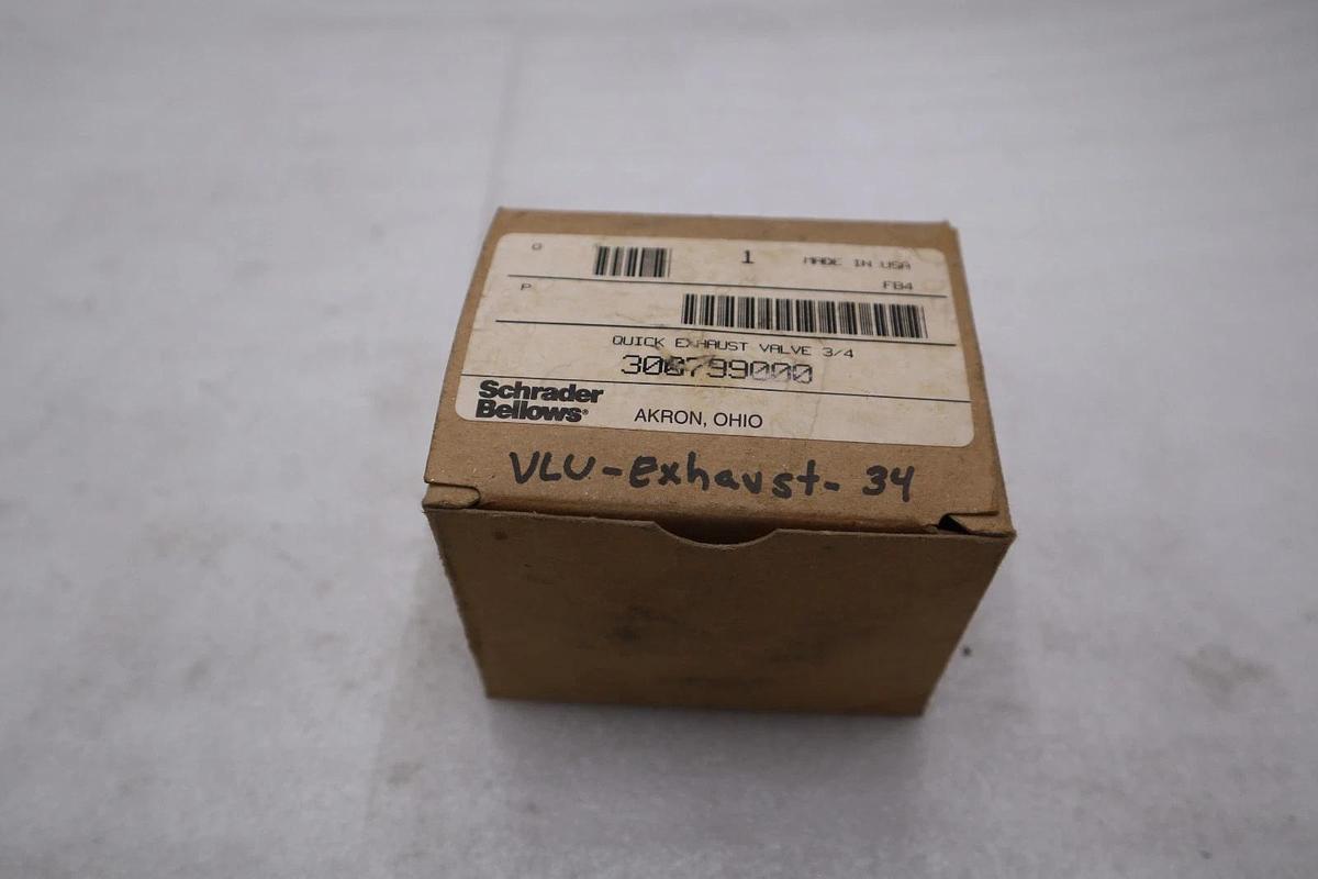 Used Schrader Bellows 300799000/ 30077-9000 Quick Exhaust Valve - STOCK GF183A