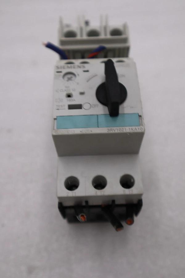 Used SIEMENS 3RV1021-1KA10 Motor Protection Circuit Breaker STOCK H1829