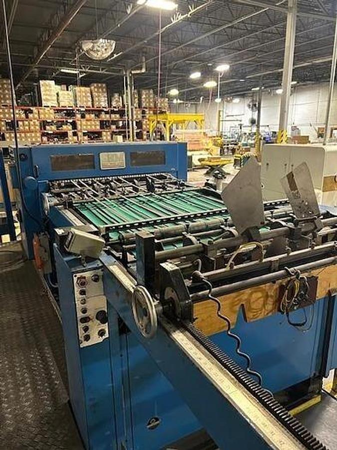 Used 57" SHM MODEL 1400 SINGLE KNIFE ROTARY SHEETER WITH REPLACED GEARBOX