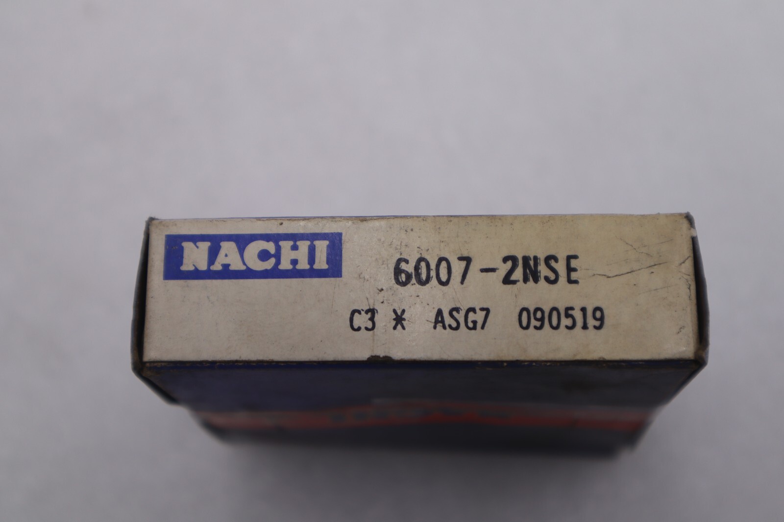 Used NEW NACHI 6007-2NSE CONTACT SEAL BALL BEARINGS - LOT OF 2 - STOCK B-1143
