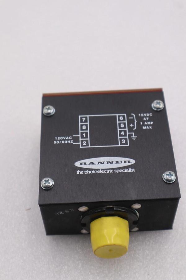 Used BANNER PS-120-15 Power Supply STOCK K-737A