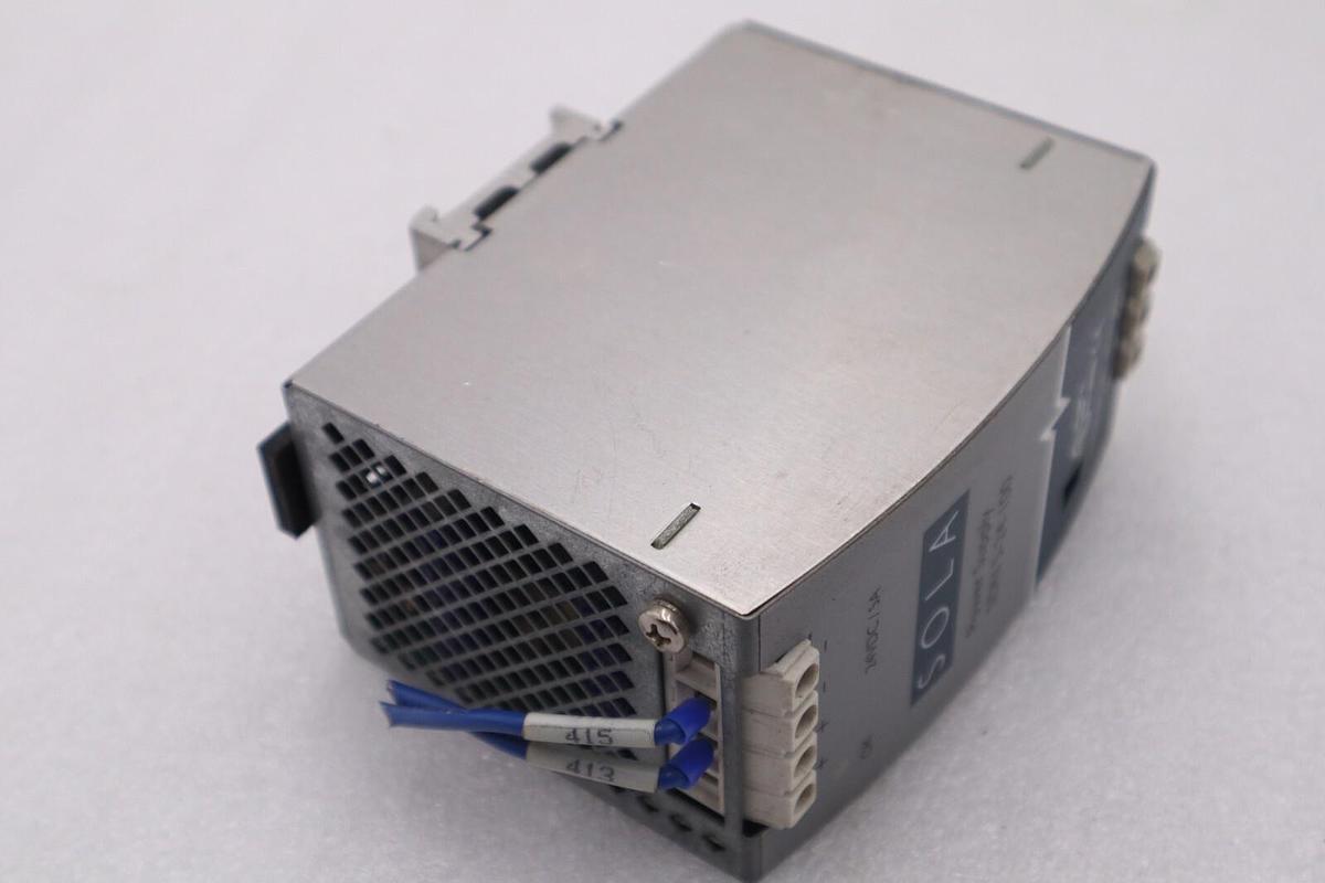 Used SOLA SDN 5-24-100 POWER SUPPLY 230VAC STOCK #L-208A