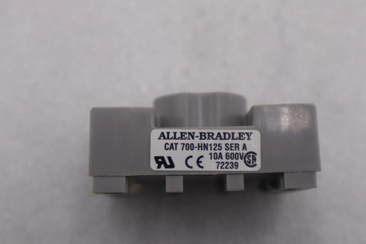 Used LOT OF 2 - ALLEN BRADLEY 700-HN125 SER. A 600V 10A Relays STOCK K-3405