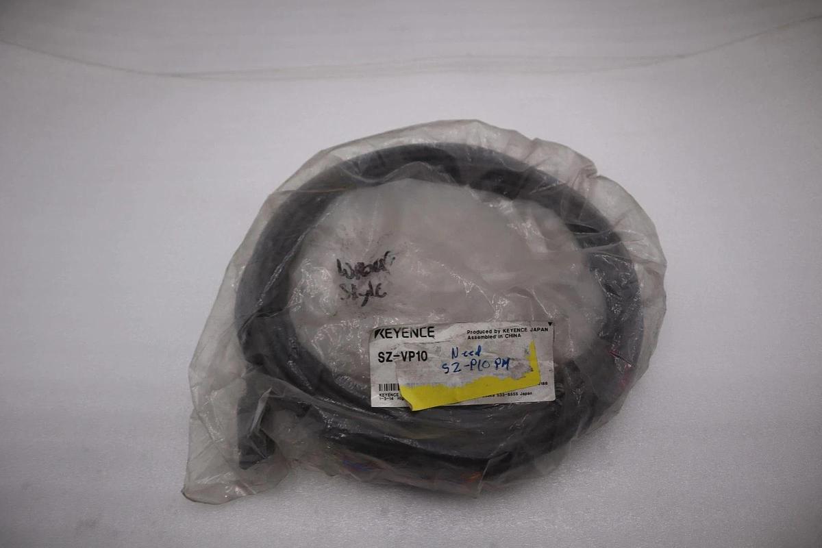 Used NEW Keyence SZ-VP10 Safety Scanner Power Cable STK L191CC