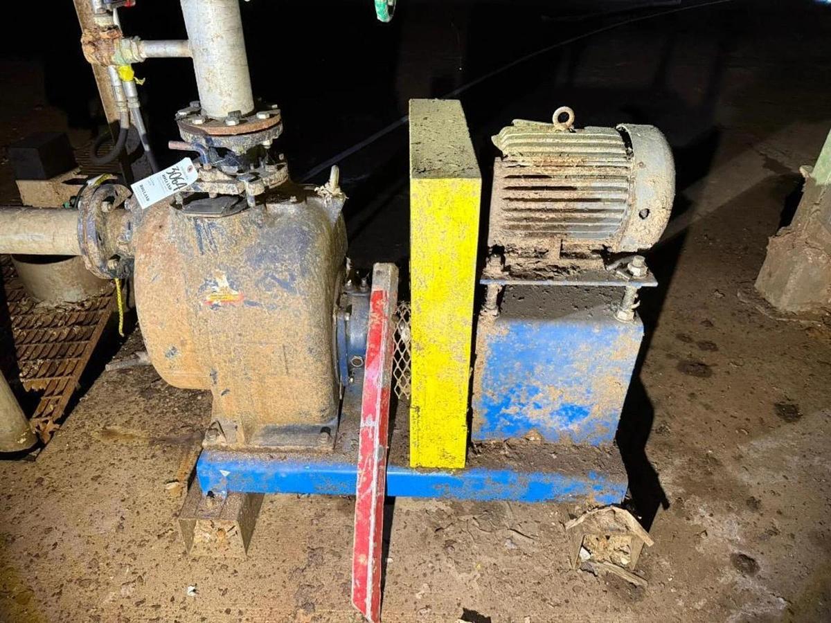 Used GORMAN-RUPP HISCO PUMP MODEL HT-4 TRASH PUMP Medium Head Non-Clog