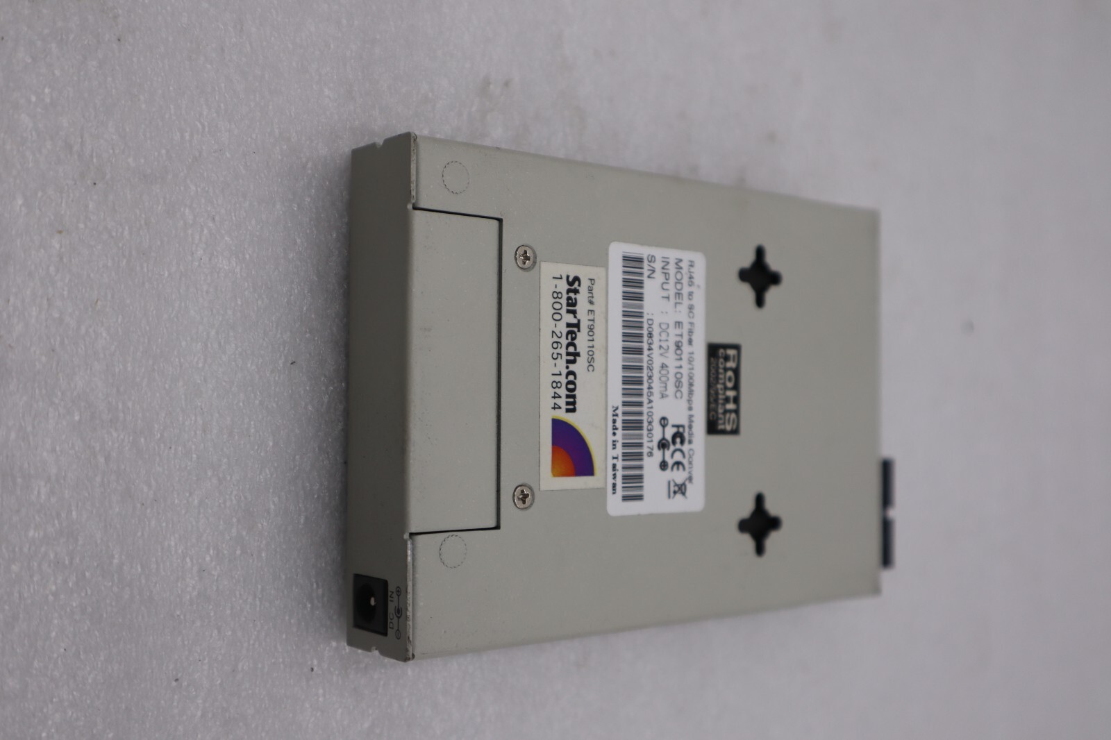 Used StarTech 10/100 Mbps Fiber to Ethernet Converter #ET90110SC STOCK K-169C