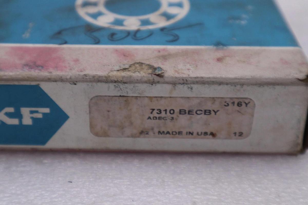 Used NEW 7310 BECBY - SKF - Angular Contact Bearing 7310BECBY STK K4014CC