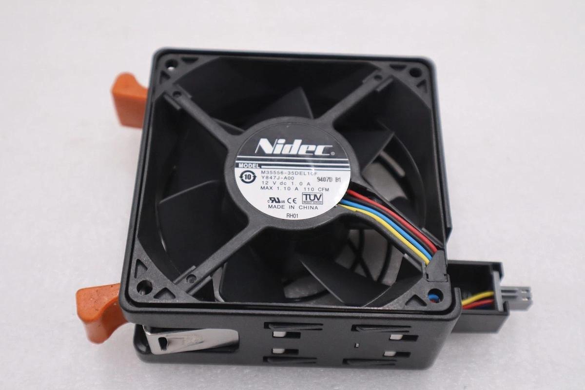 Used NIDEC M35556-35DEL10F Square Fan DC 12V 1A - STOCK GF122A