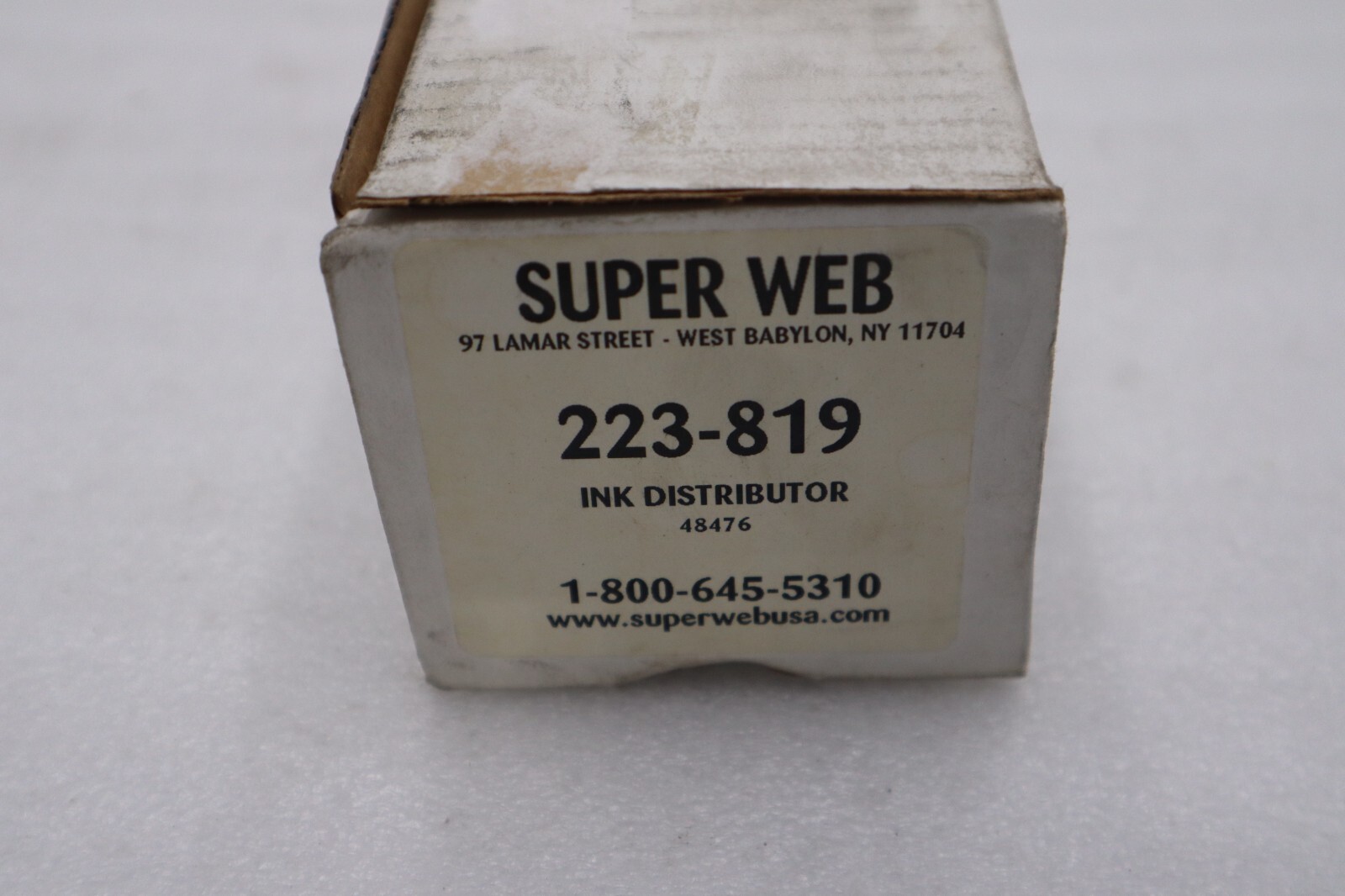 NEW SUPERWEB INK DISTRIBUTOR ROLLER 223-819/ 48476 STOCK W-48