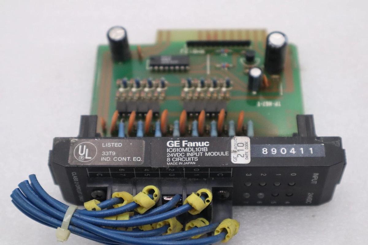 Used GE Fanuc IC610MDL101B Input 24 VDC 8 Point Module STOCK L-573C