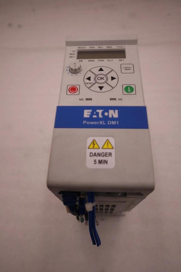Used EATON DM1-342D2NB-S20S VFD 480V 1HP POWERXL STOCK 2893A