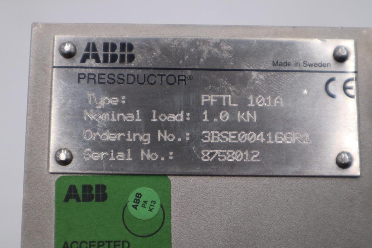 NEW ABB PFTL 101A/ PFTL101A LOAD CELL 1.0KN 3BSE004166R1 STOCK GS22