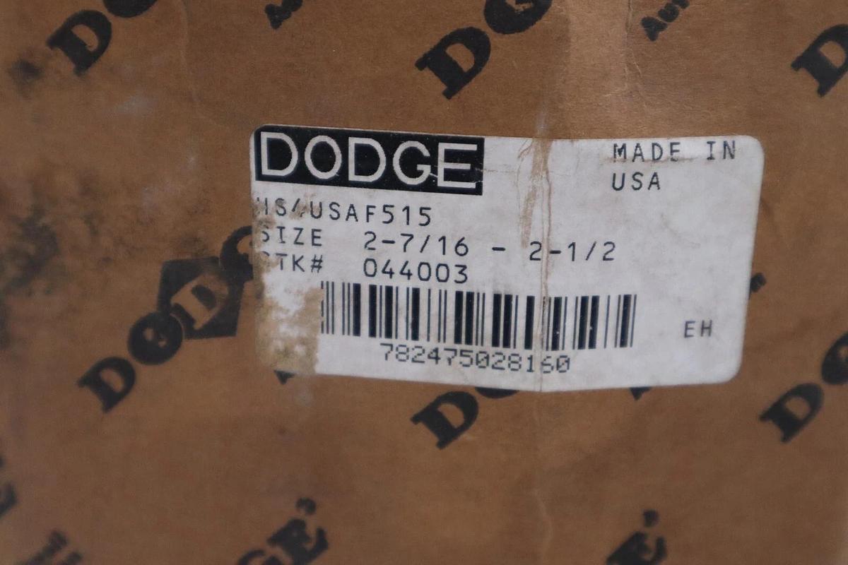 Used NEW Dodge 044003 Series 515 Pillow Block Bearing Housing STOCK H721