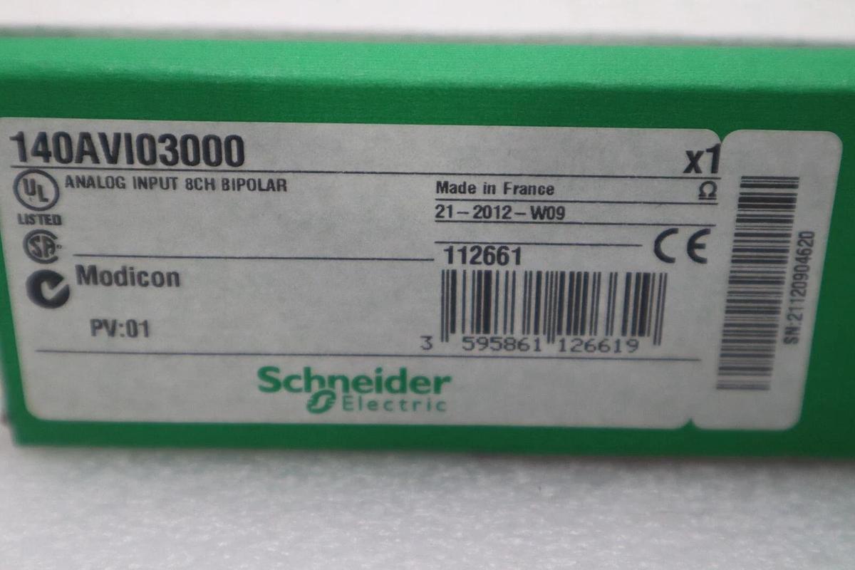 Used Schneider Modicon 140AVI03000 PLC Module FACTORY SEALED NEW UNIT STOCK G171A