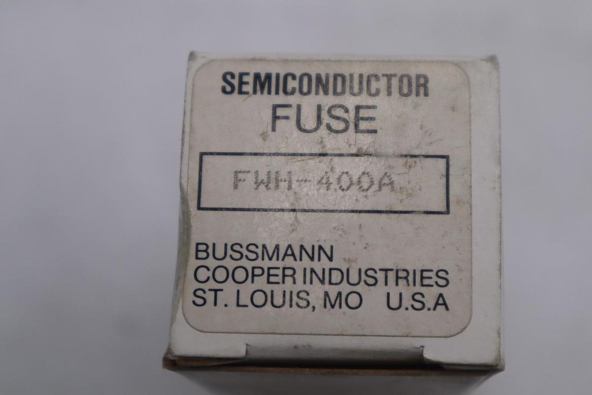 Used NEW Bussmann FWH-400A High Speed Fuse STOCK K-3747