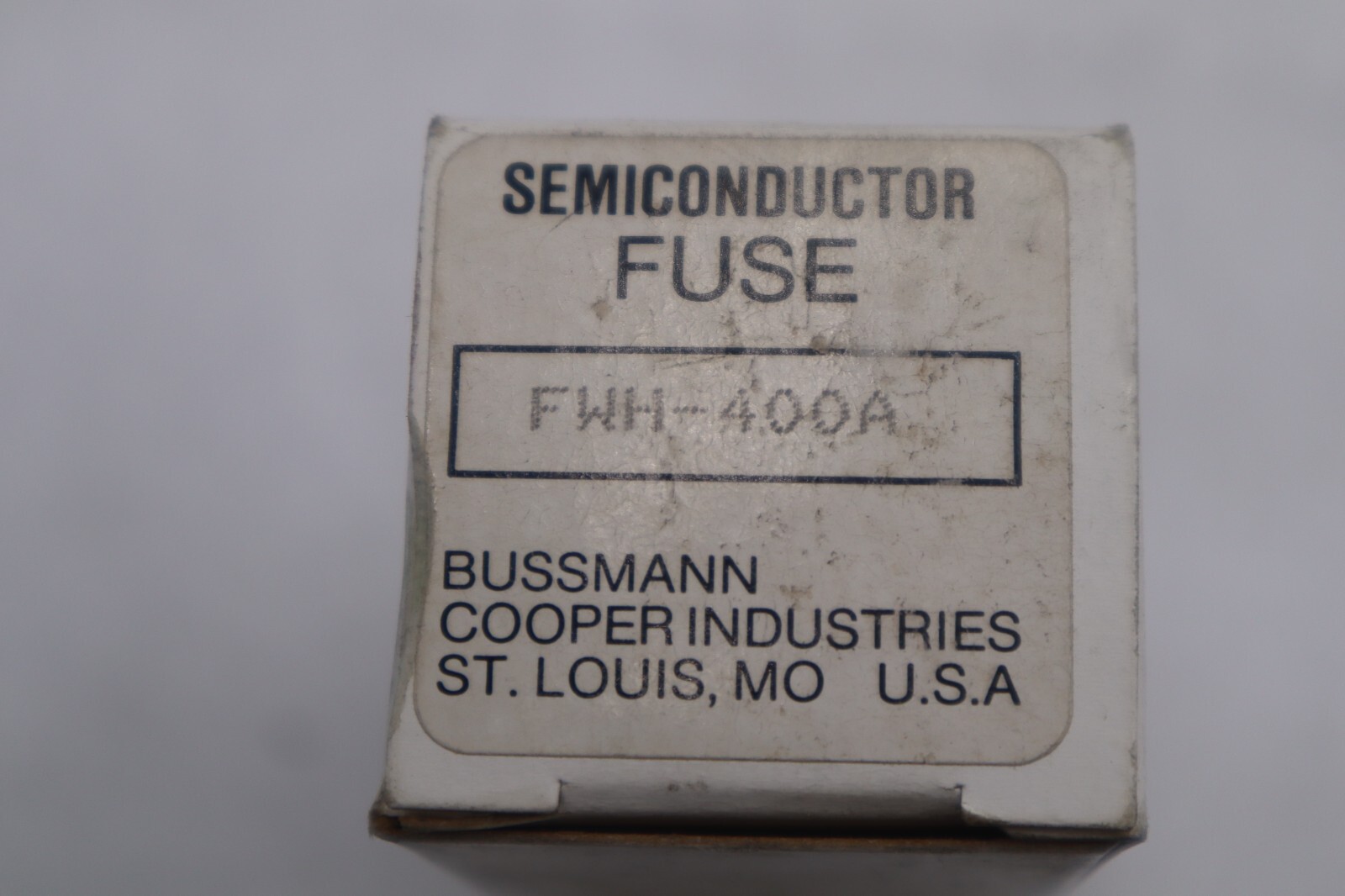 Used NEW Bussmann FWH-400A High Speed Fuse STOCK K-3747
