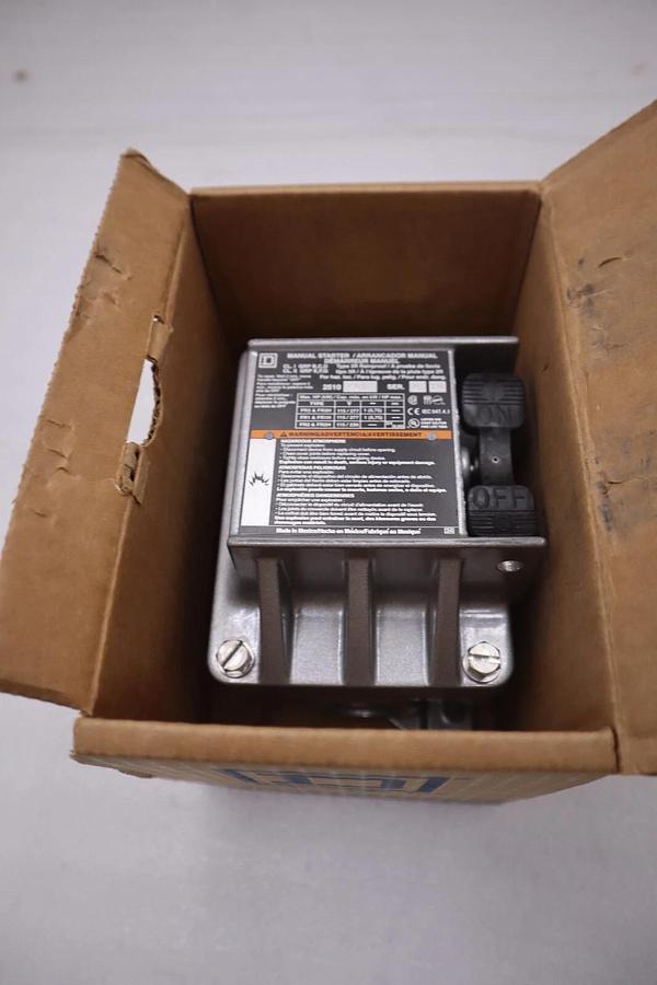 Square D 2510FR1 Manual Starter - NEW - FREE SHIPPING STOCK G182A