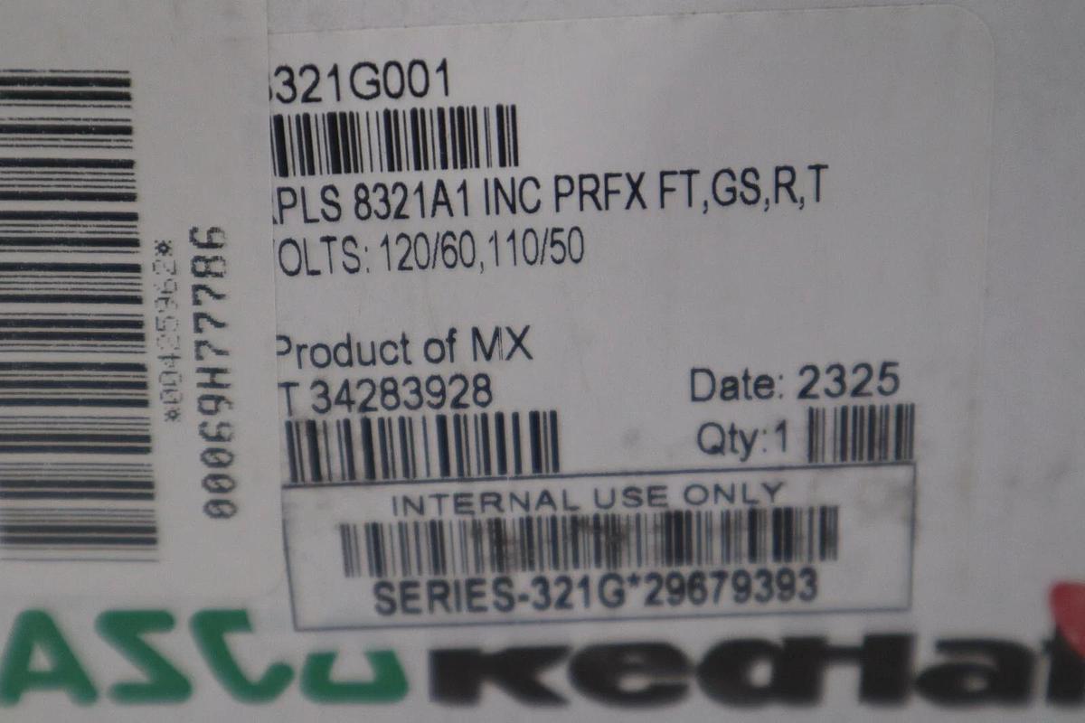 Used NEW ASCO 8321G001/ 8321G001AC120/60 3-Way NC Brass Solenoid Valve STOCK G556