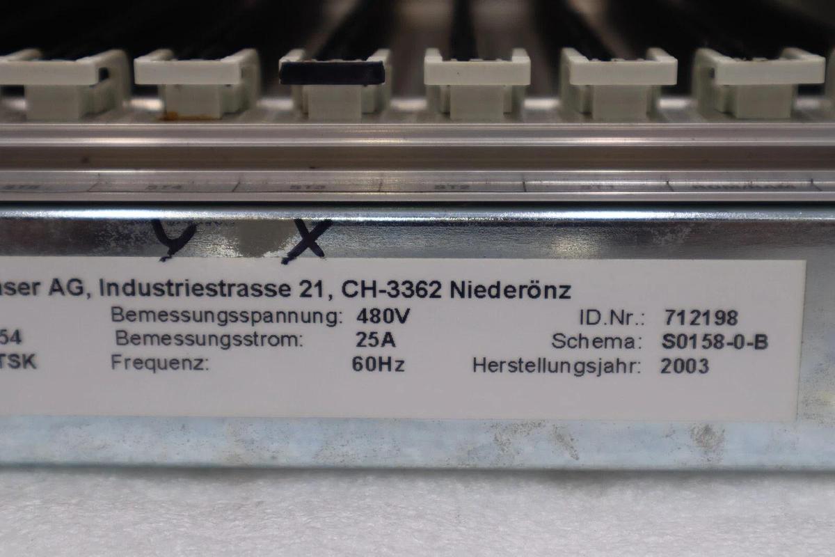 Used BYSTRONIC  4503860 MODULE SLOT RACK PANEL STOCK 5023