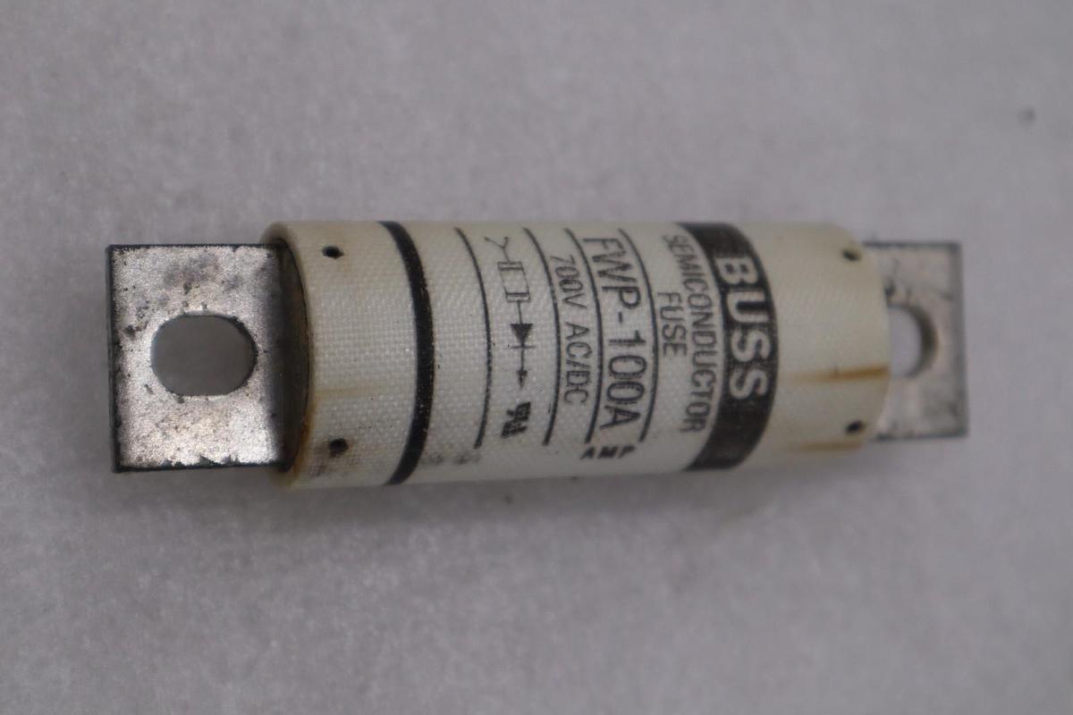 LOT OF 2 - Cooper Bussmann FWP-100A Semiconductor Fuse - STOCK H-1694A