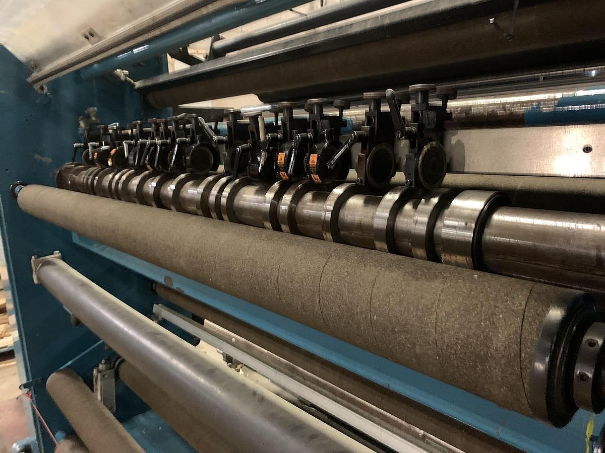 Used 62" STANFORD DUPLEX SLITTER REWINDER MODEL 2038-RT