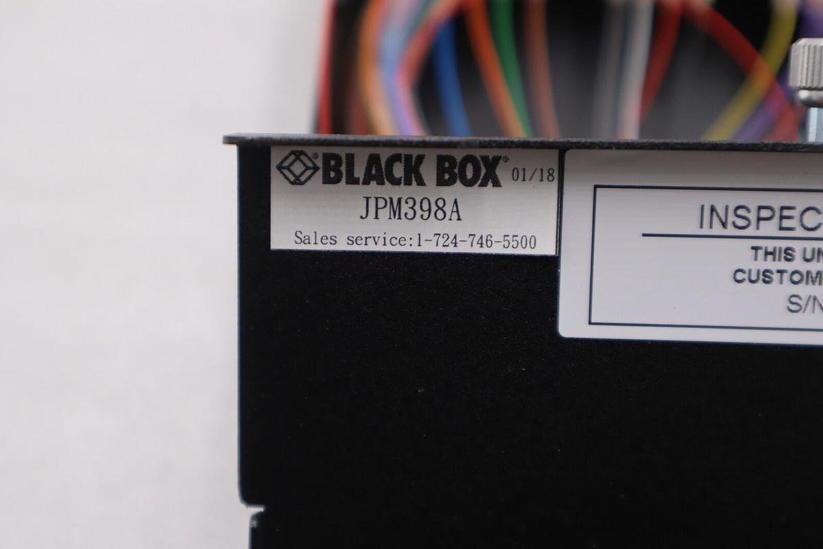 Used Black Box JPM398A JPM39 Series DIN Rail Mini Fiber Enclosure STOCK K-1119-A