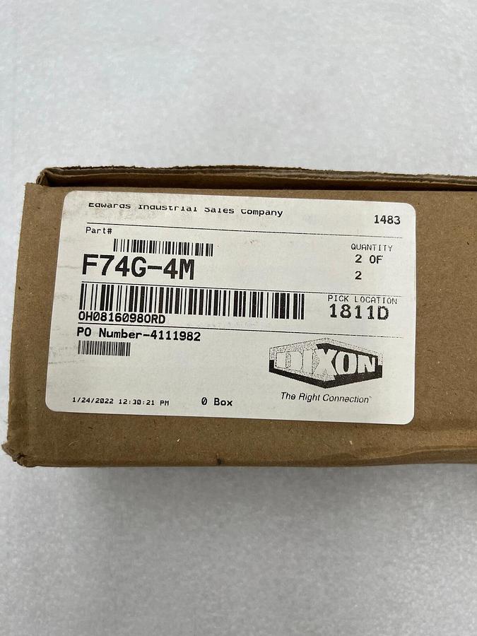 Dixon F74G-4M Manual Drain, Transparent Bowl #K-1990