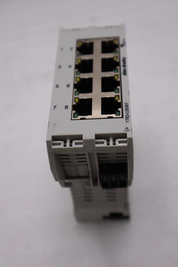 Used Allen Bradley Stratix 2000 1783-US08T Ser.A Ethernet Switch NEW NO BOX #H361A