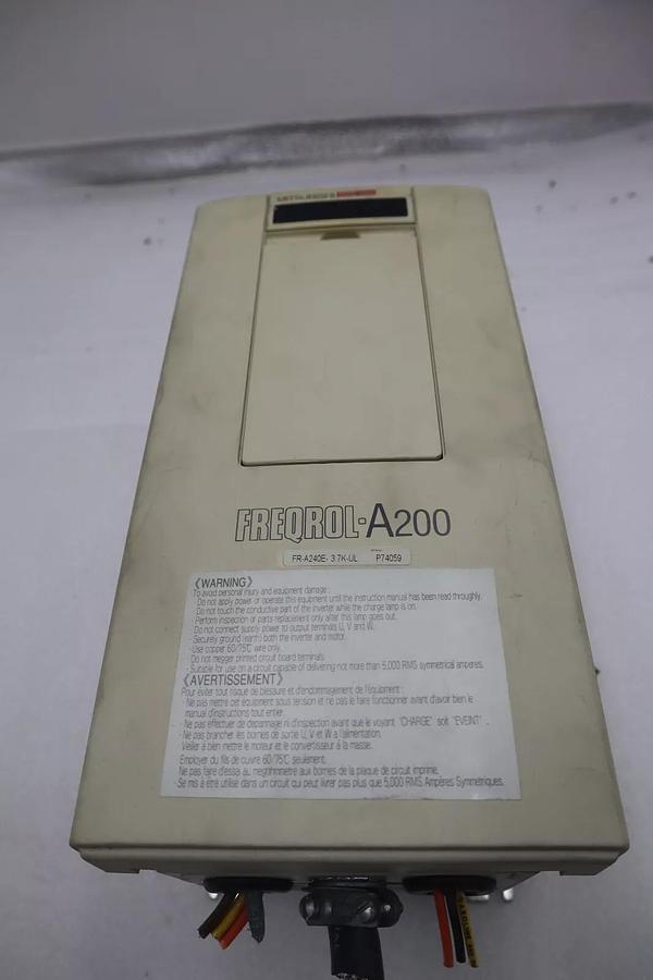 Used MITSUBISHI FR-A240E-3.7K-UL,AC DRIVE 5 HP 3.7 KW DRIVE STOCK 4331