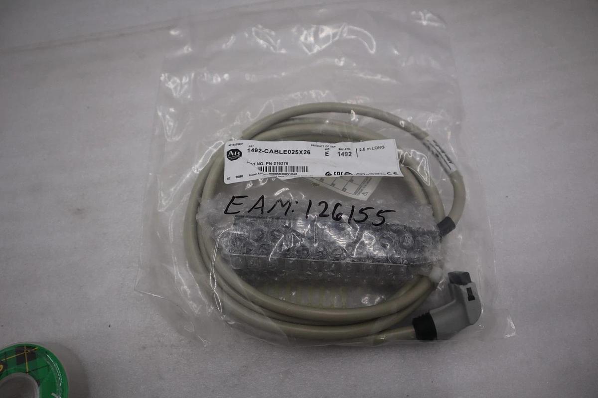 Used Allen Bradley 1492-CABLE025X26 DIGITAL CABLE CONNECTION PRODUCTS - STOCK GF-14A
