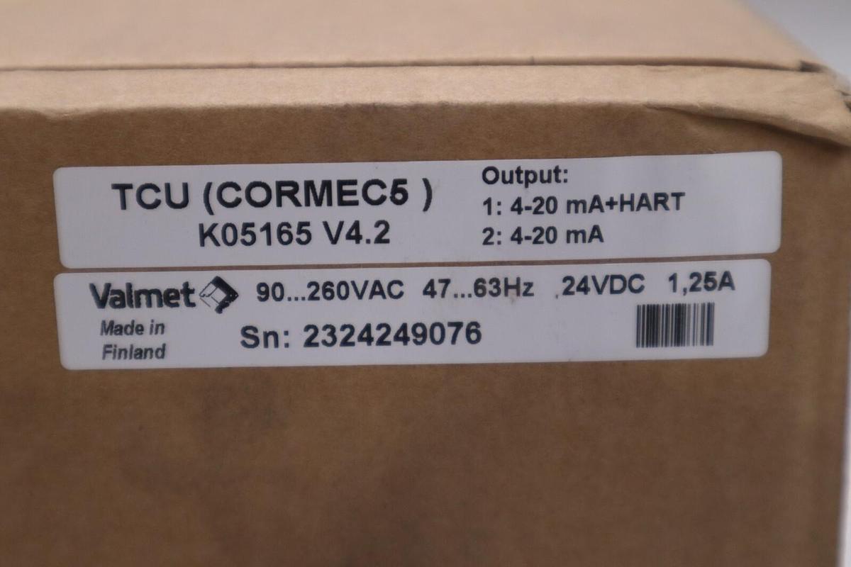 NEW  VALMET CONSISTENCY ANALYZER TCU CORMEC5 K05165 V4.2 STOCK G443