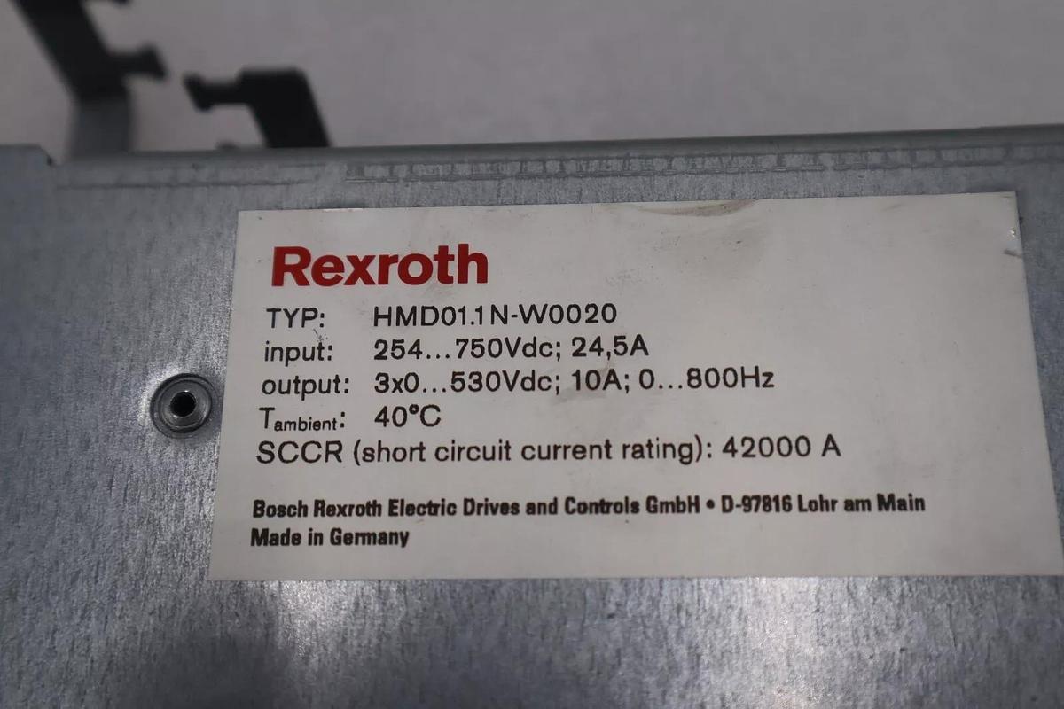 Used Rexroth HMD01.1N-W0020/ R911305062 Double Servo Drive 42000A STOCK 4503