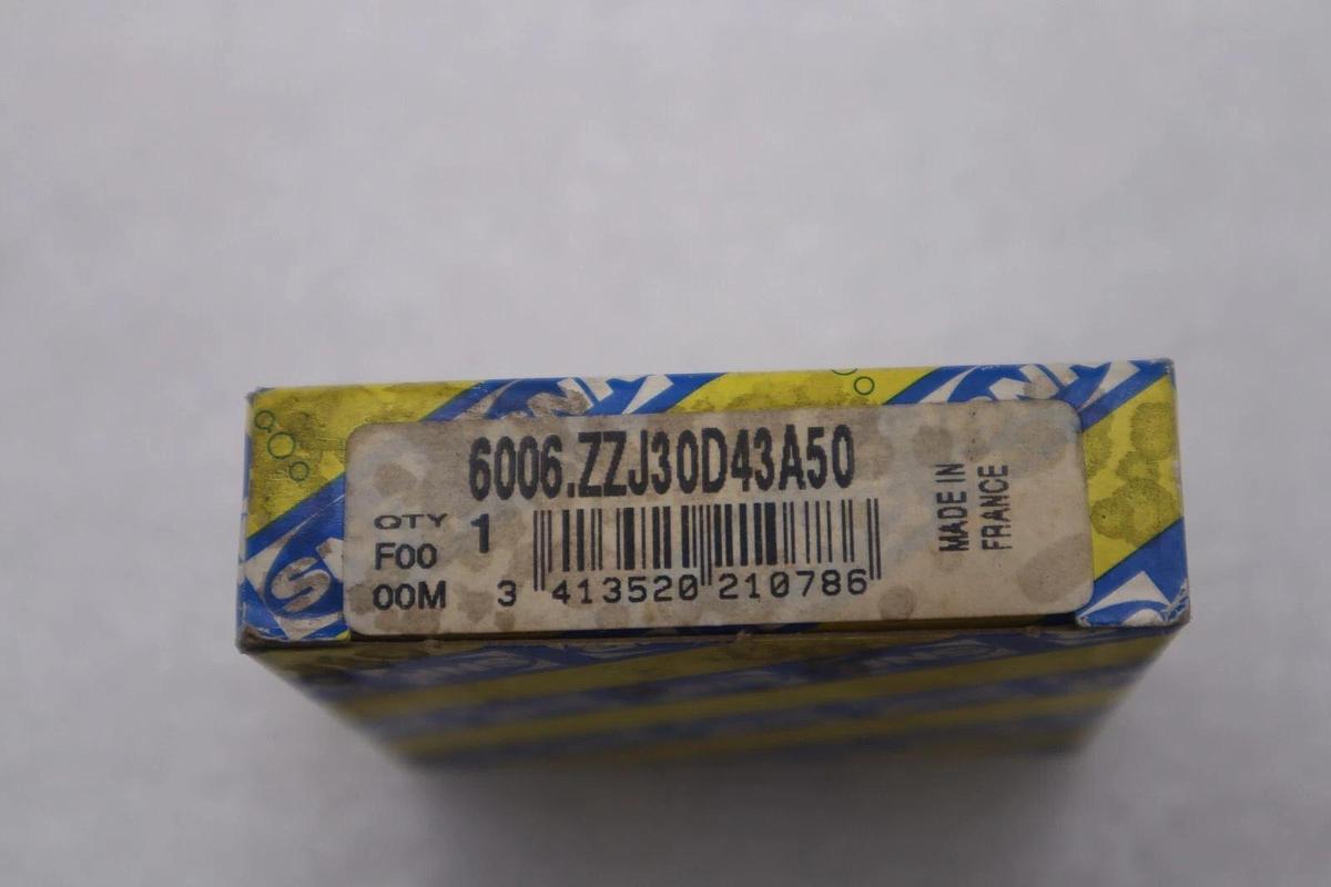 NEW SNR 6006.ZZJ30D43A50  BALL BEARING STOCK B-835