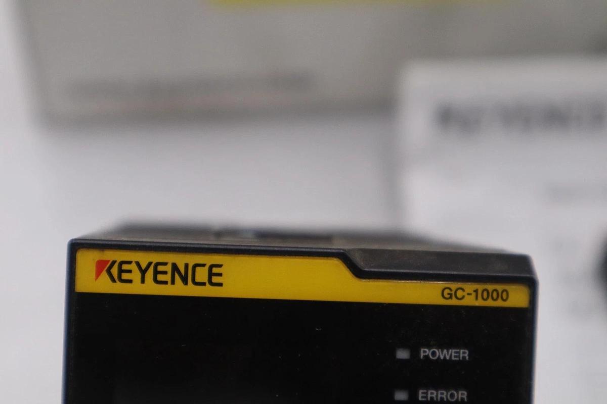 Used Keyence GC-1000 Industrial Safety Controller Ethernet LCD STOCK 1416CC