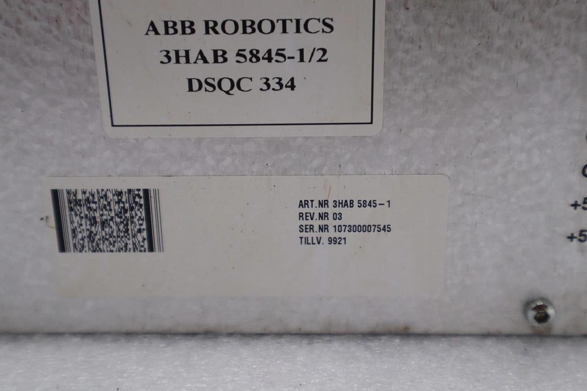 Used Efore ABB SR92A060 Power Supply Module 3HAB 5845-1/2 STOCK 3196