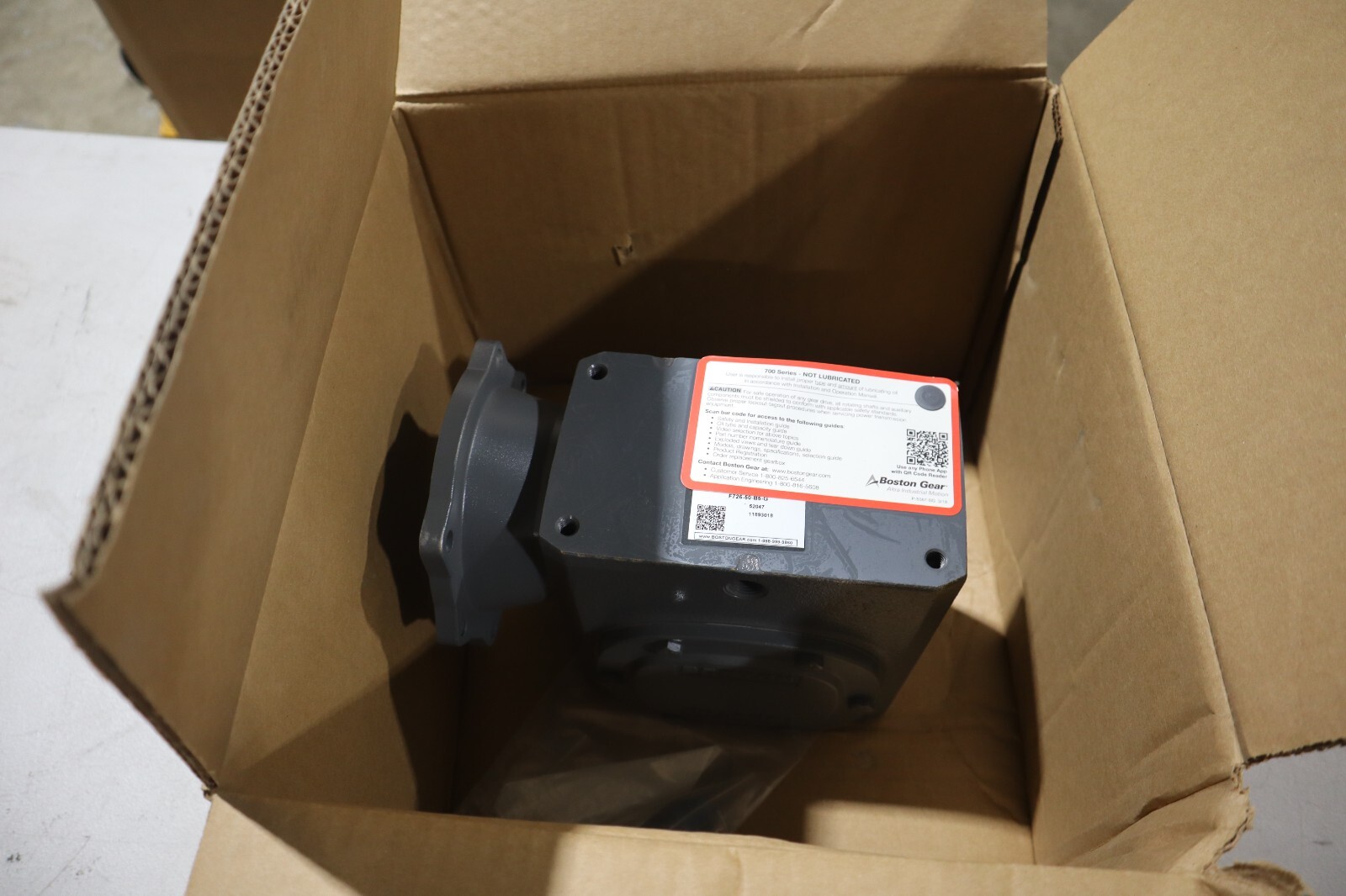 Used Boston Gear F726-50-B5-G Reducer NEW IN BOX STOCK G154