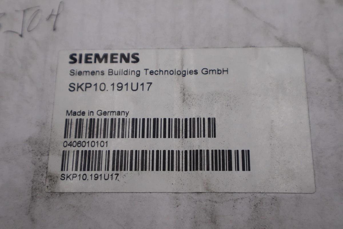 Used NEW SIEMENS SKP10.191U17 ACTUATOR ELECTRO-HYDRAULIC ON/OFF W/POC 120V #H208