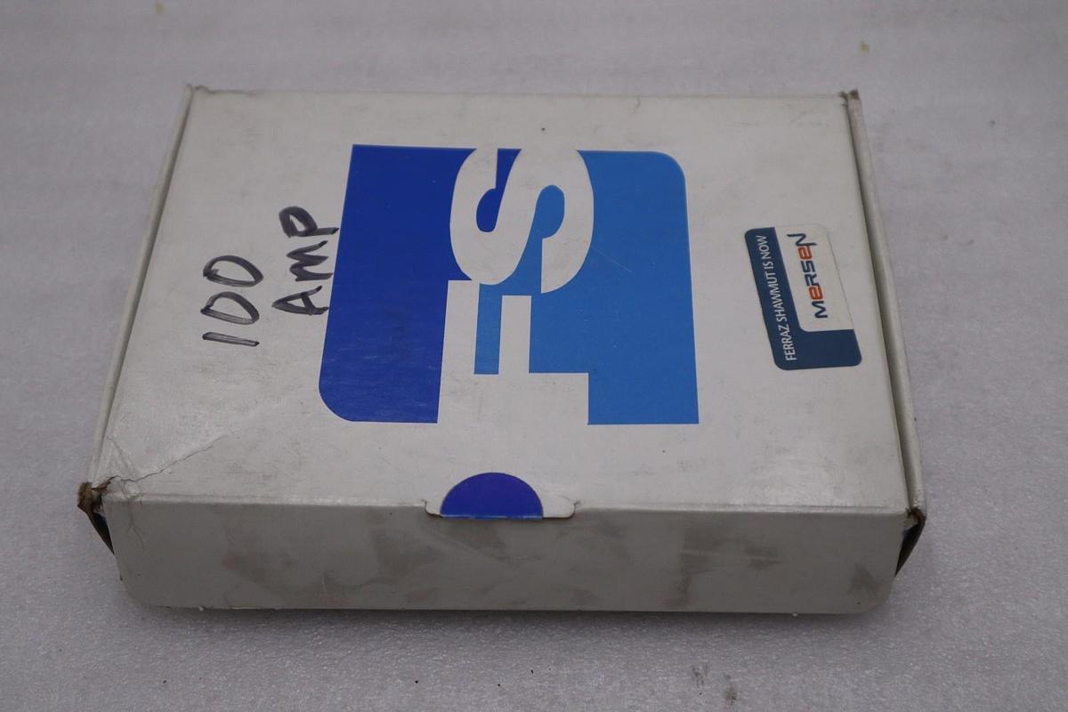 Used NEW BOX OF 5 FERRAZ SHAWMUT 100A 700V SEMICONDUCTOR FUSE A70P100-4 STOCK GF-632A