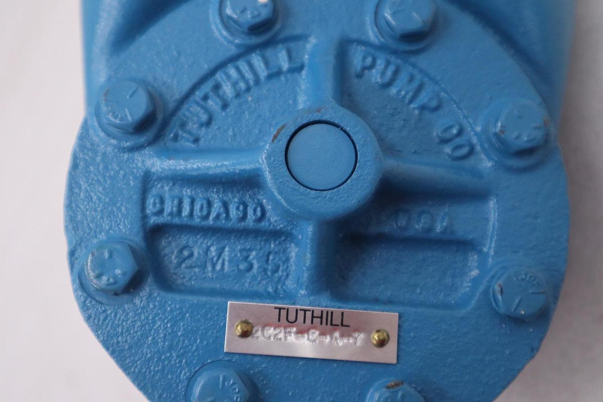 Used Tuthill Pump 2C2F-C-A-7 Cast Iron Rotary Gear Pump New No Box Stock 1527A