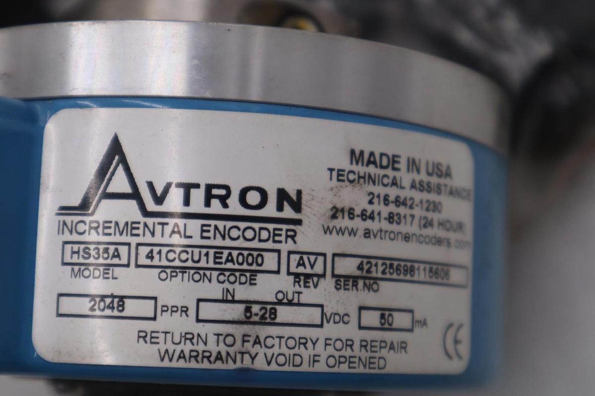 Used AVTRON HS35A INCREMENTAL ENCODER STOCK #G-124B
