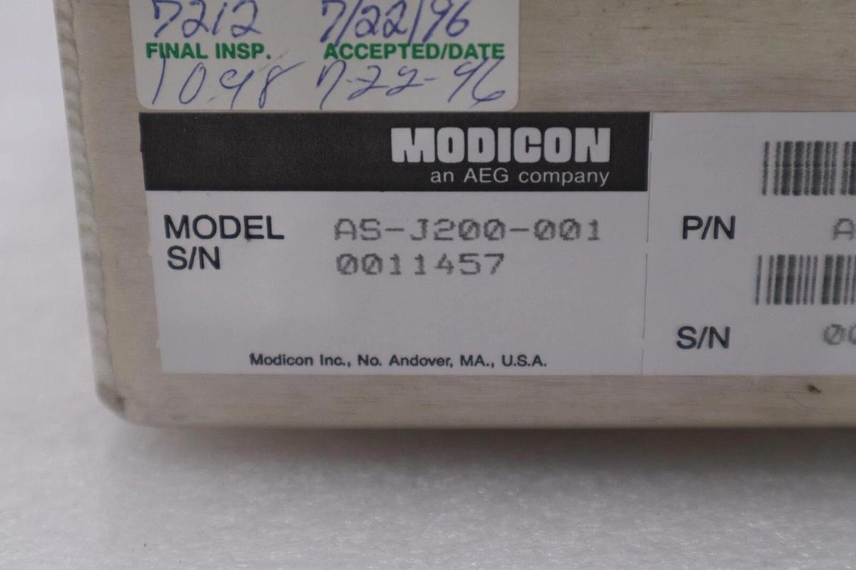 Used AS-J200-001 MODICON PLC MODULE STOCK G351