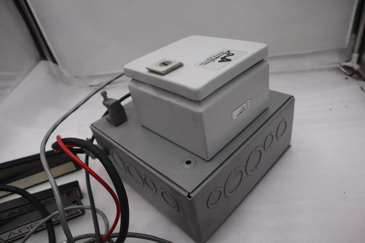 Used AccuWeb Inc EVO 150 COMPLETE WEB GUIDE SYSTEM WITH RED LION SCREEN STOCK 5120