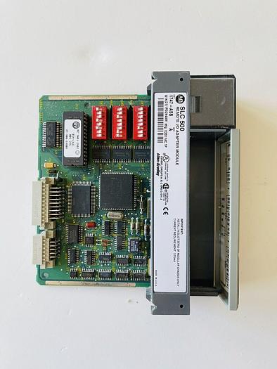 Used Allen Bradley 1747-ASB SER A REV SLC500 Remote I/O Adapter Module #K-411 10662468028766