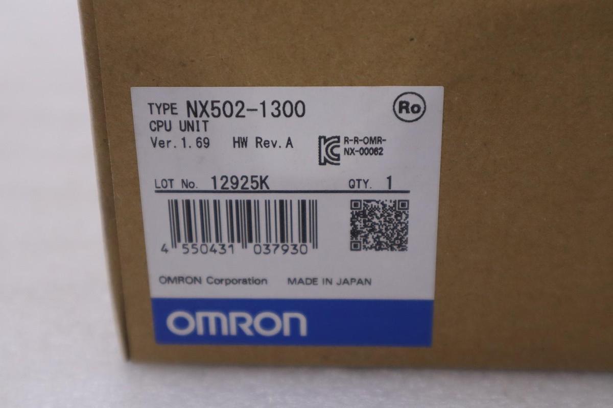 Used OMRON CPU UNIT NX502-1300 / NX5021300 NEW IN BOX STOCK GF-1034