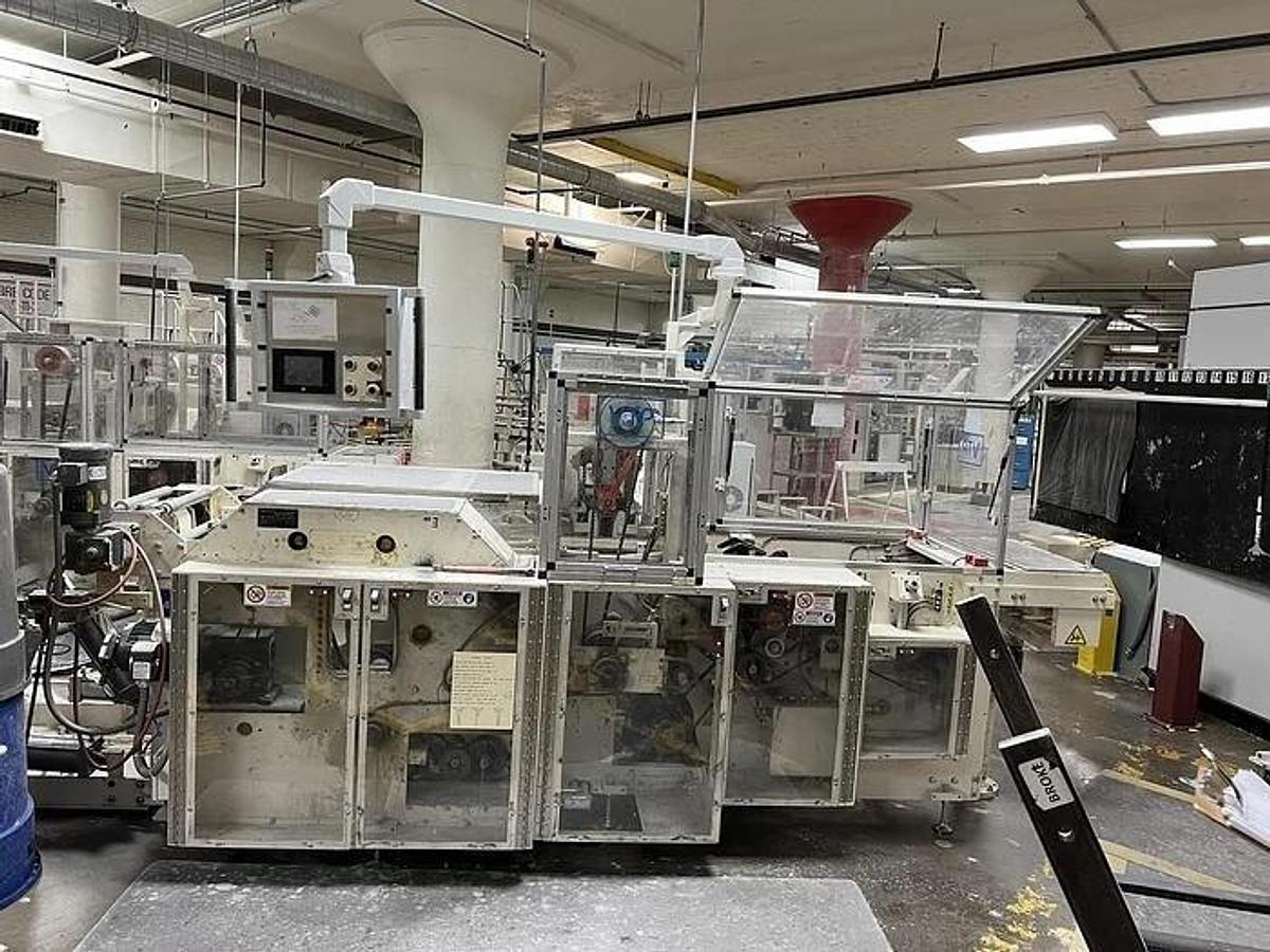 Used VTP VALLEY TISSUE PACKAGING MODEL 8450 SINGLE ROLL TISSUE WRAPPER