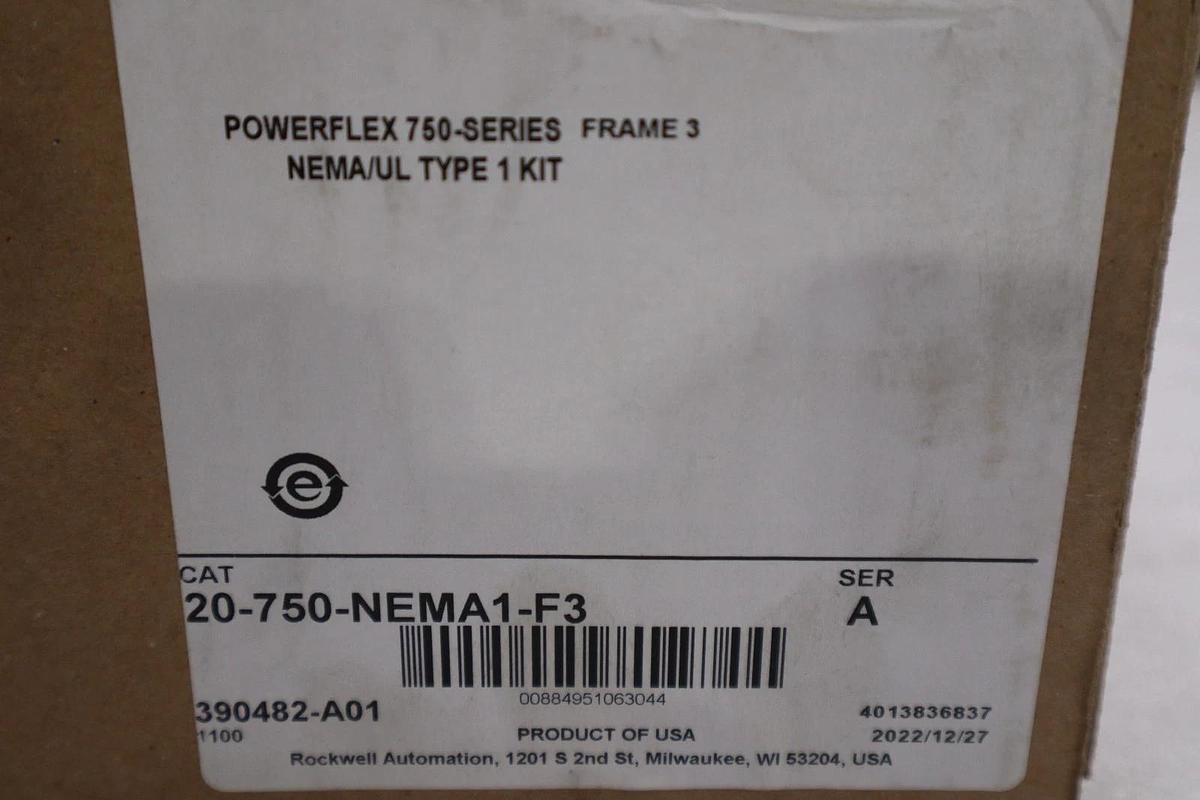 20-750-NEMA1-F3 AB Allen Bradley NEMA-1 VFD Conduit Box STK GF386