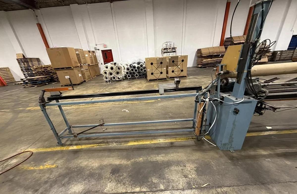 Used 90" CORETECH MODEL 10/90A CORE CUTTER AUTO ADVANCE AUTOMATIC 6" TOOLING