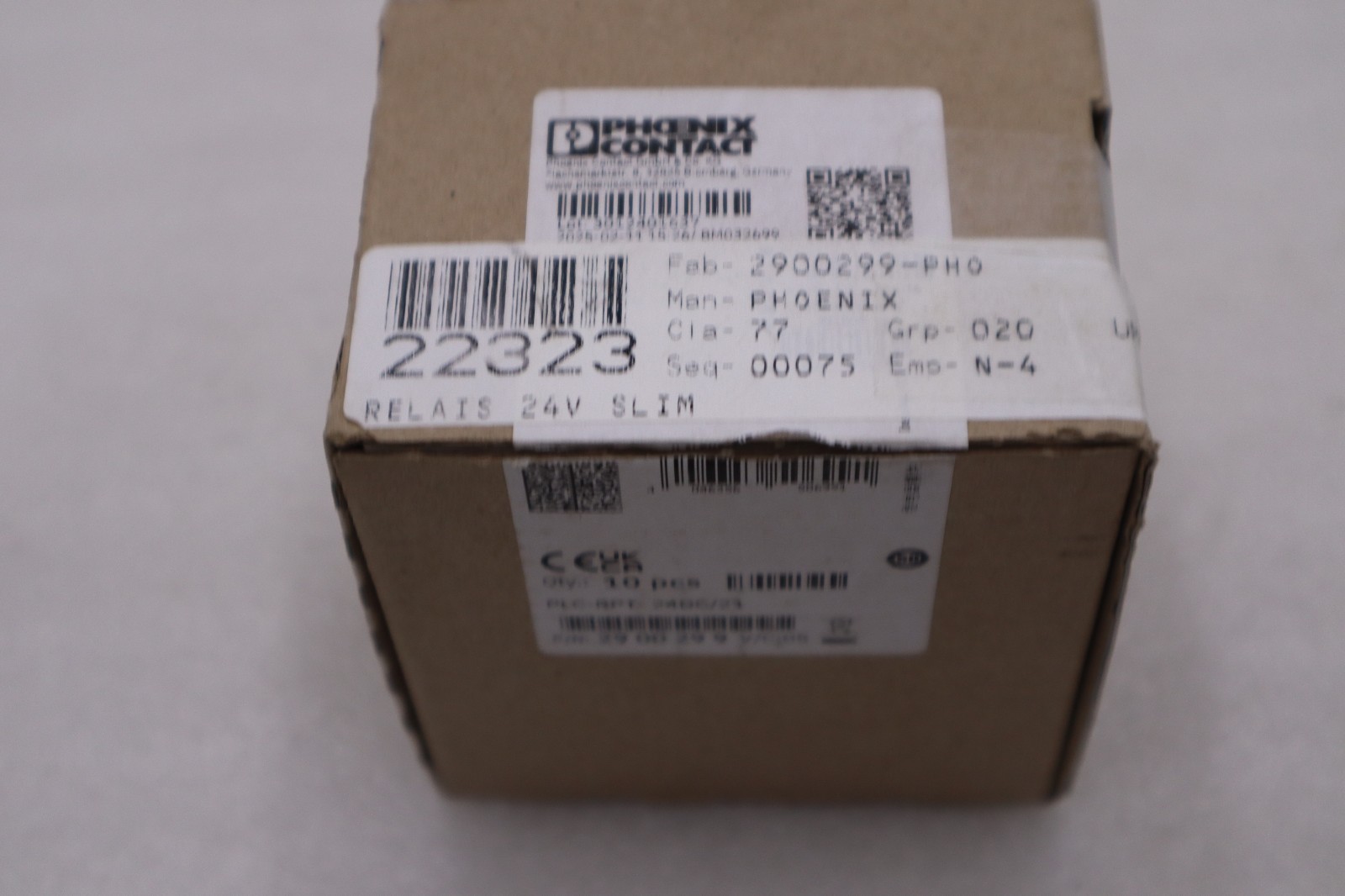 Lot of 10 - Phoenix Contact 2900299 PLC-RPT-24DC/21/EX Relay Module - GF557A